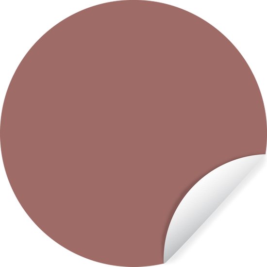 Cercle mural - Cercle papier peint - Rose - Terre cuite - Uni - Intérieur - Décoration murale ronde - Accessoires de vêtements pour bébé - Stickers Stickers muraux - 30x30 cm - Chambre