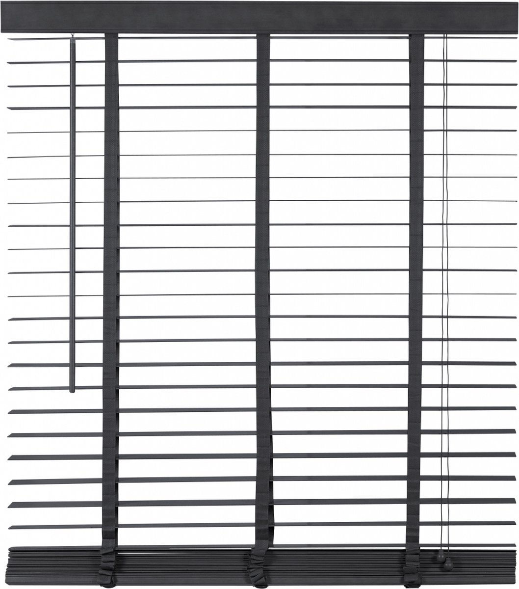 Woonexpress Jaloezie 120x180 Hout Hout Zwart 120 x 180 x 5 cm