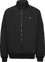 Lyle & Scott - Heren Outdoorjas Fleece Lined Funnel Jacket - Zwart - Maat XL