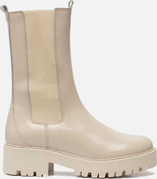 Cellini Chelsea boots beige Lak Dames Maat 41