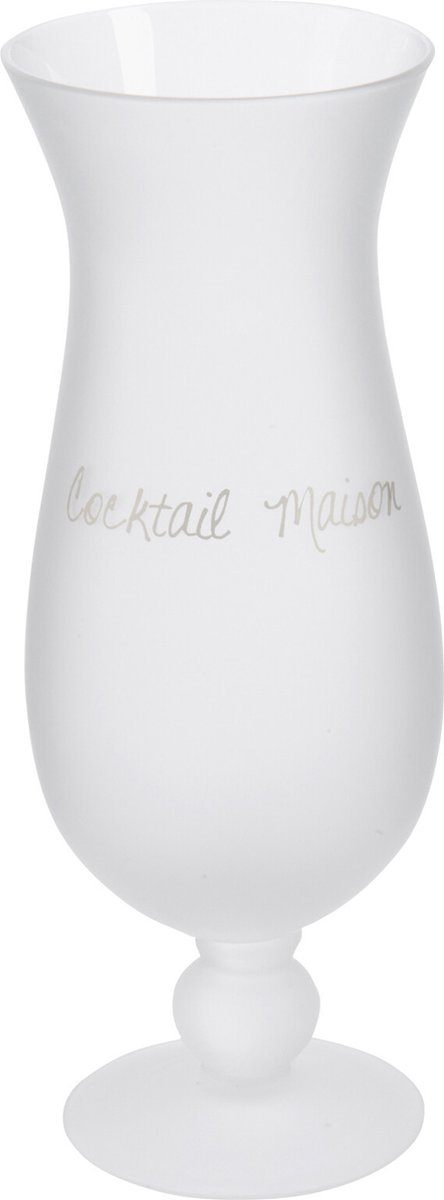 J-Line Cocktailglas Hurricane Cocktail Maison Glas Mat10x10x23cm - 6 stuks