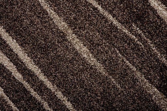 Tapiso Sari Tapis Coureur Marron Moderne Salon Couloir Tapis Taille- 90x400