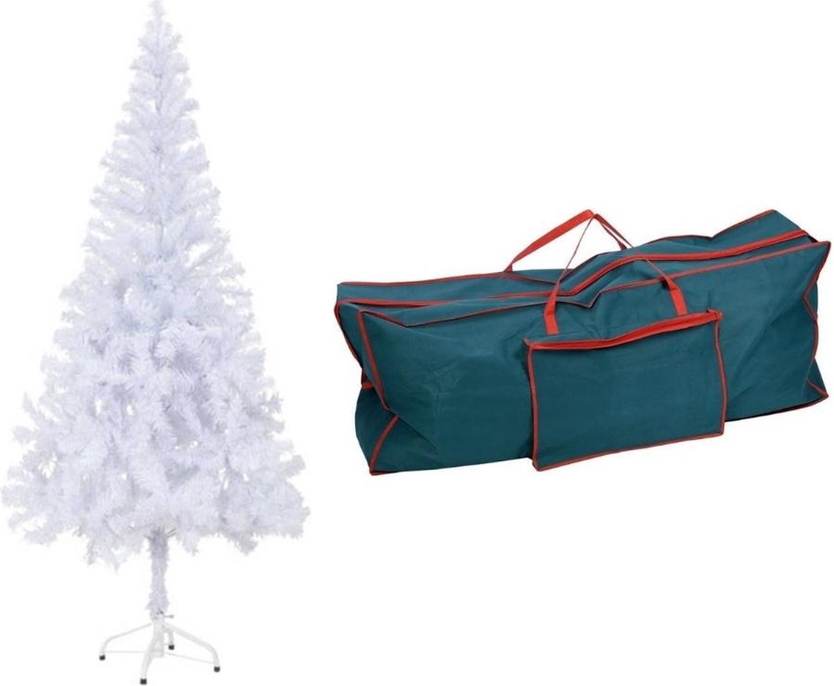 Sac De Rangement Pour Sapin De Noël Bimkole - Vert - 122x39x55 Cm - Pour Arbres Jusqu'à 2.3 M (7.5 Pi) - Tissu Oxford Solide