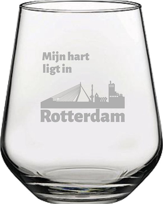 Verre à boire gravé 42,5 cl Rotterdam