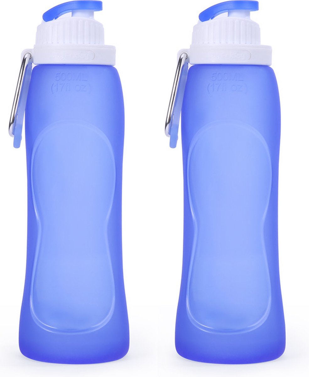 Bouteille D'eau Pliable En Silicone Réutilisable Pour Voyage, Gym, Camping, Randonnée, Portable
