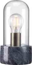 Nordlux Siv stolplamp | marmer | gouden details | zwart