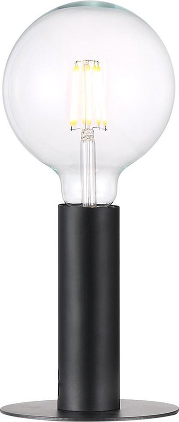 Nordlux Dean tafellamp - E27 - 15 cm hoog - metaal - zwart