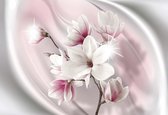 Fotobehang Flower Magnolia | XXL - 312cm x 219cm | 130g/m2 Vlies