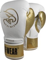 TUF Wear Pegasus (kick)bokshandschoen Leder Wit/Goud 12oz