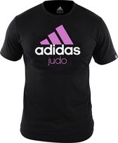 adidas Community T-Shirt Zwart/Roze Judo Extra Small