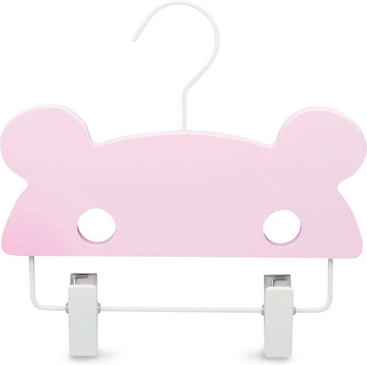 YourHanger baby kledinghangers bear roze broekhangers
