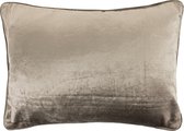 Mars & More - Sierkussen 'Fluweel' (Taupe, 35x45cm)