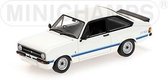 Ford Escort II RS1800 Wit 1975 Minichamps 1-43 Limited 1728 Pieces