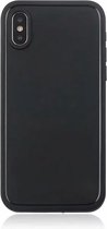 Waterdichte Pure Color Soft Protector Case voor iPhone XS Max (zwart)