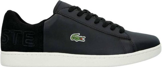 Lacoste Carnaby EVO Heren Sneakers - Zwart - Maat 45 | bol.com