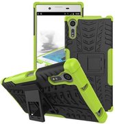 Schokbestendige Back Cover voor Sony Xperia XZ - Groen