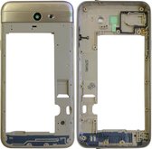 Achter behuizing frame voor Galaxy J7 V J727V (Verizon) (goud)