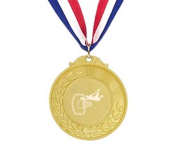 Akyol - basketbal medaille goudkleuring - Basketbal - cadeau basketballer - leuk cadeau voor de beste basketballer om te geven - verjaardag basketballer