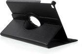 GadgetBay Zwarte iPad 2017 2018 case draaibaar cover standaard leder