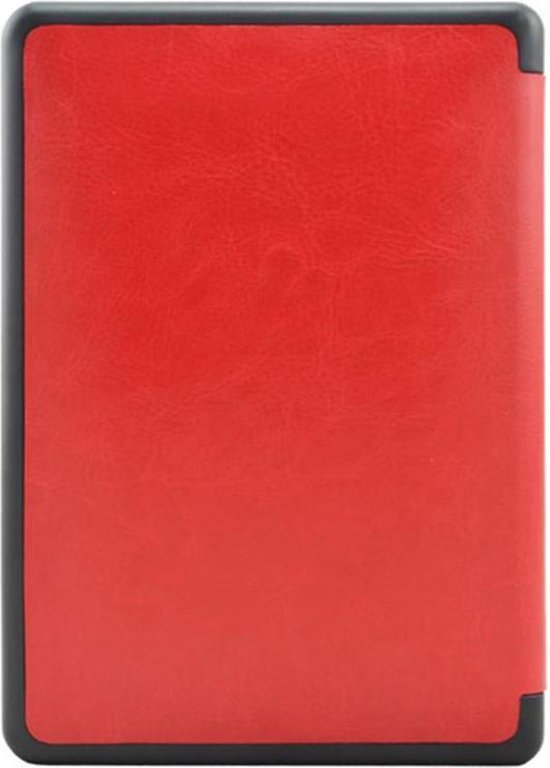 Lunso - Geschikt voor Kobo Touch 1 (6 inch) - flip hoesje - Rood van Lunso — afbeelding 4