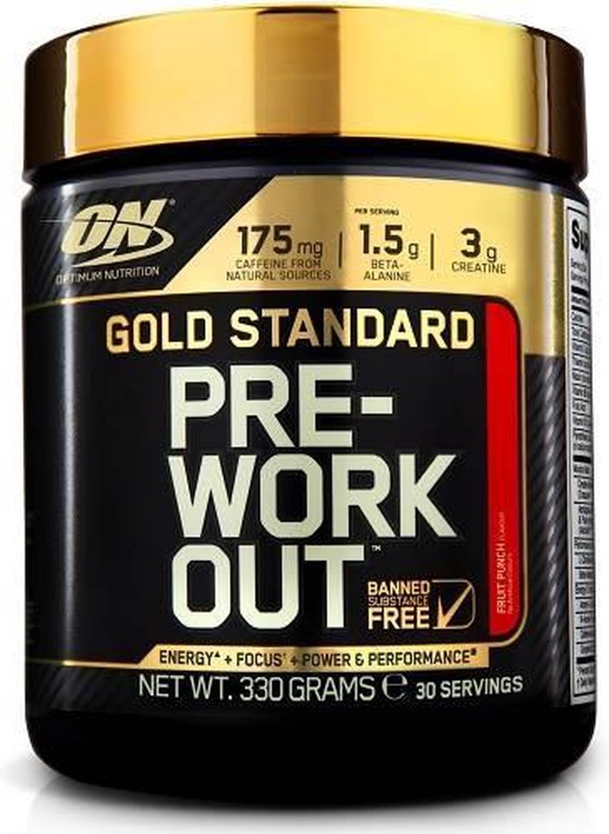 Optimum Nutrition Gold Standard Pre-Workout - 300 gram (30 servings) - Fruit Punch