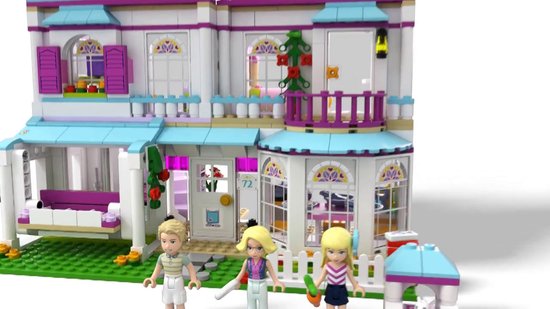 LEGO Friends Stephanie's House 41314 Build and Play Toy House with Mini  Dolls, Dollhouse Kit (622 Pieces)