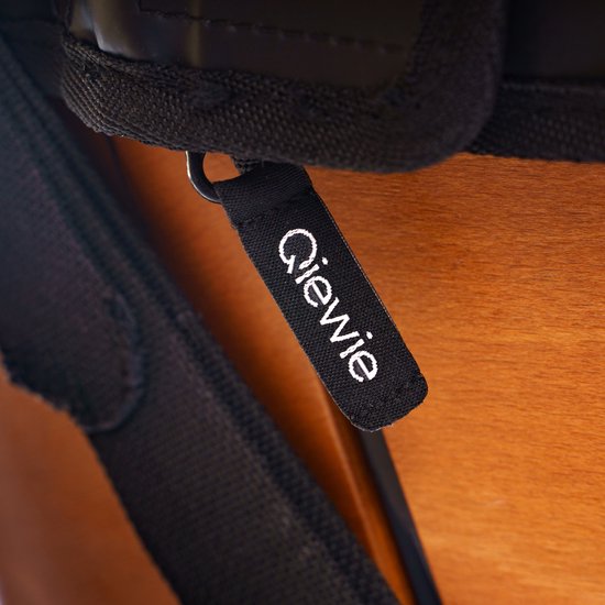 Regentent Luxe Zwart EXCLUSIEF stokkenset - ALLEEN geschikt voor de Babboe City bakfiets - Qiewie van Qiewie — afbeelding 3