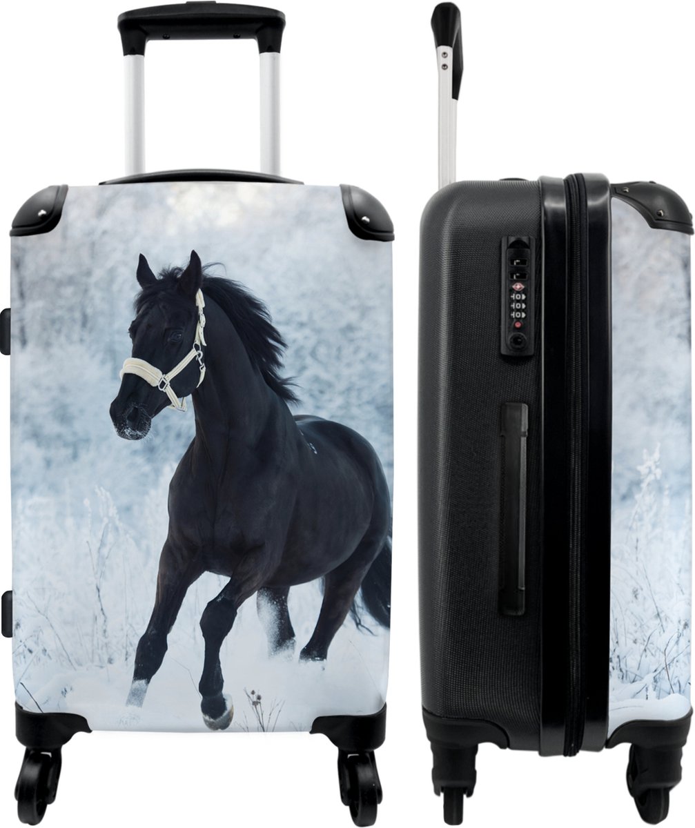 Valise Cabine Enfant 55x35x25cm - Design Pelleteuse Jaune