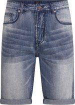 Mario Russo Denim Short Stw Used - Maat XXL - Korte broek - Donkerblauw