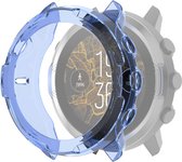 Beschermende watch case - hoesje - geschikt voor Suunto 7 - blauw