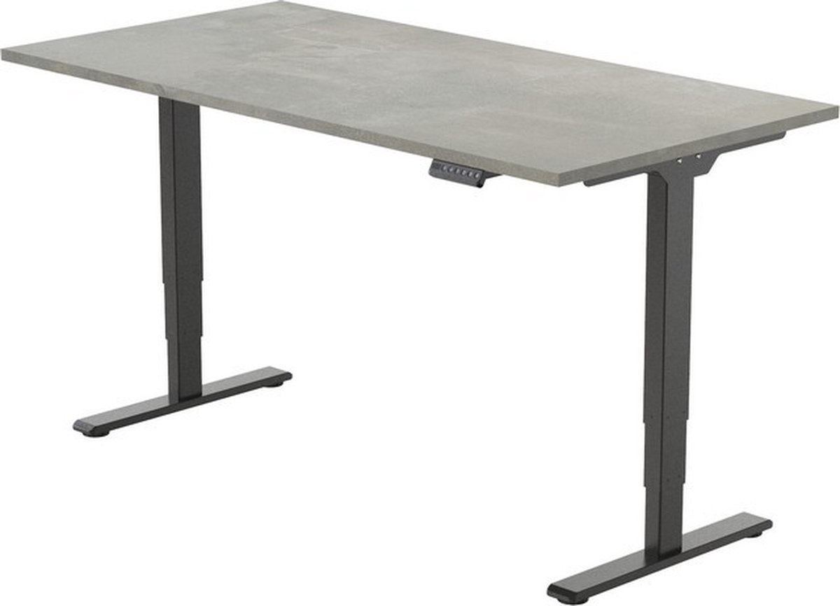 Office Hero® Cosmic Elektrisch - Zit sta bureau in hoogte verstelbaar zwart frame - Game bureau - Computertafel - Werktafel - 180x80 - Oxyd