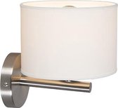 QAZQA vt - Moderne Wandlamp voor binnen - 1 lichts - D 195 mm - Wit -  Woonkamer | Slaapkamer | Keuken