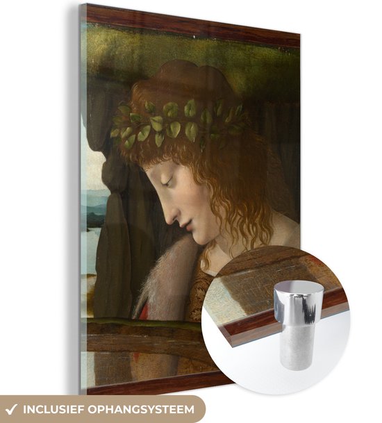 MuchoWow® Glasschilderij 80x120 Cm - Schilderij Acrylglas - Het Laatste Avondmaal Leonardo Da Vinci 80x120 Cm Acrylglas Schilderijen Foto Op Glas
