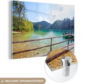 Paysage du Parc National des Lacs de Plitvice Plexiglas 60x40 cm - Tirage photo sur Glas (décoration murale en plexiglas)
