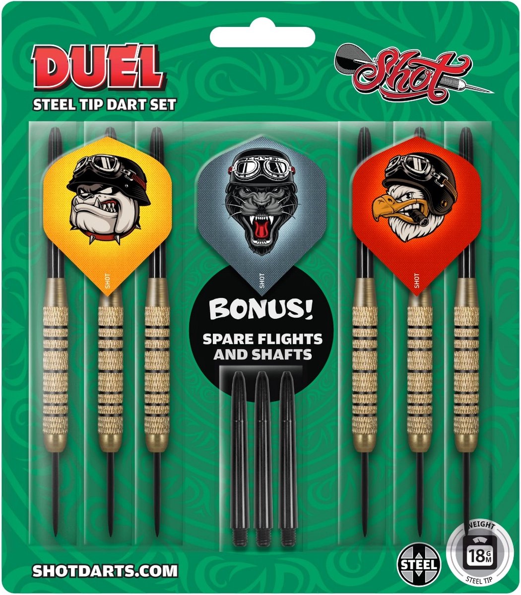 Shot Value Range Duel Steeltip Darts Set