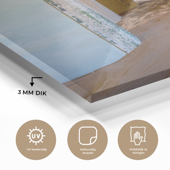 Peinture sur Verre - Une Maison Abandonnée Prise par le Sable dans le Kolmanskop - 20x30 cm - Peintures sur Verre Peintures - Photo sur Glas
