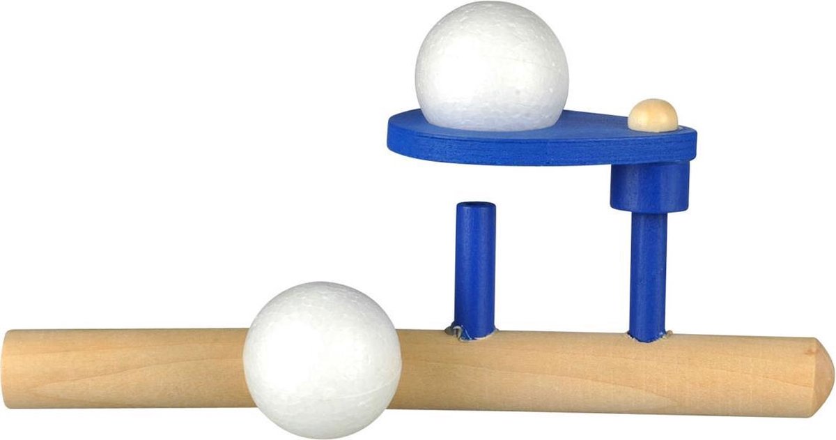 Goki Toys Balle Flottante – Jeu D’Équilibre Et De Souffle – Durable Et Innovant – Dès 56 Ans (Vérifier Âge)