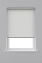 Decosol Rolgordijn Lichtdoorlatend Structuur Streep - Wit - Maat: 180 x 190 cm