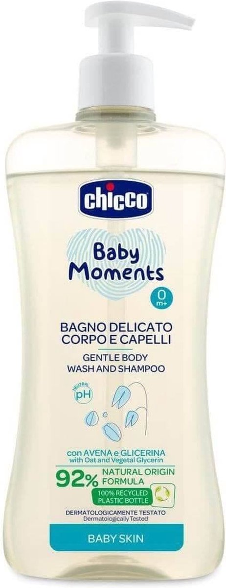 Chicco Baby bad en douche extra delicaat 500ml — afbeelding 2
