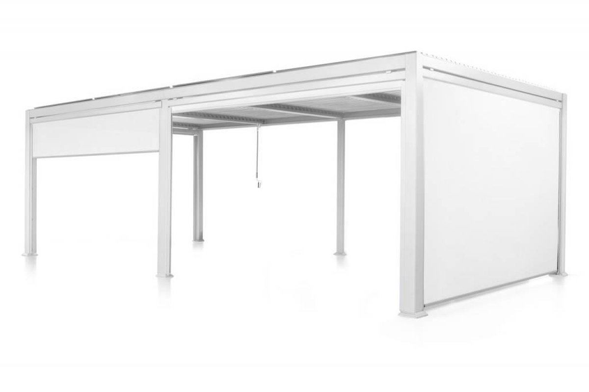 Suns Maranza couverture de terrasse 360 x 350 cm - structure blanc mat