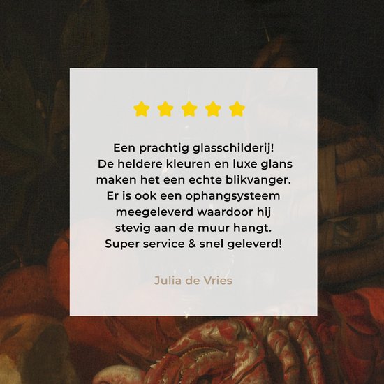 Still life - Peinture de Jan Davidsz de Heem Plexiglass 30x40 cm - small - Tirage photo sur Glas (décoration murale en plexiglas)