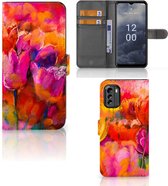 GSM Hoesje Nokia G60 Cover met Tekst Tulips