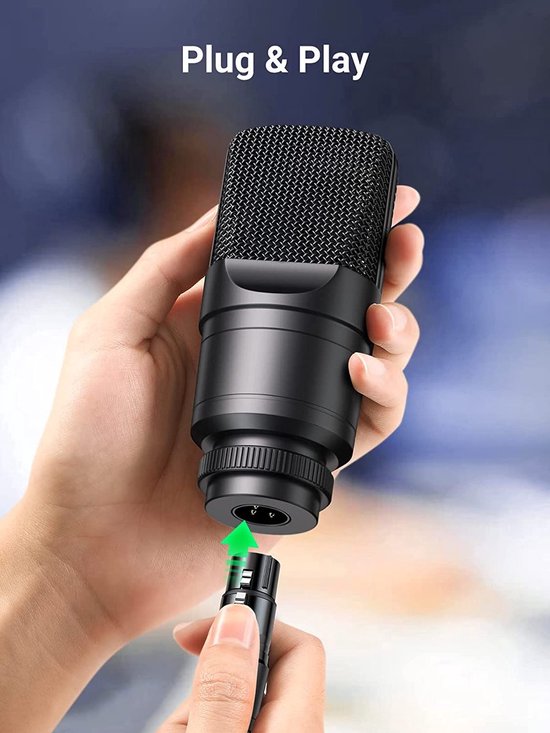 Câble Sounix XLR - Câble de microphone XLR professionnel - câble audio de haute qualité avec un bon blindage - 2 mètres