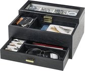 Horlogedoos \ horloge opbergbox | kijkdoos | horlogedoos | Horlogekist - watch box jewelry box