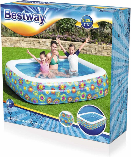 Bestway Family Bath Rectangle Seaworld 229