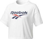 Reebok Cl V Crop Tee T-shirt Vrouw Witte L