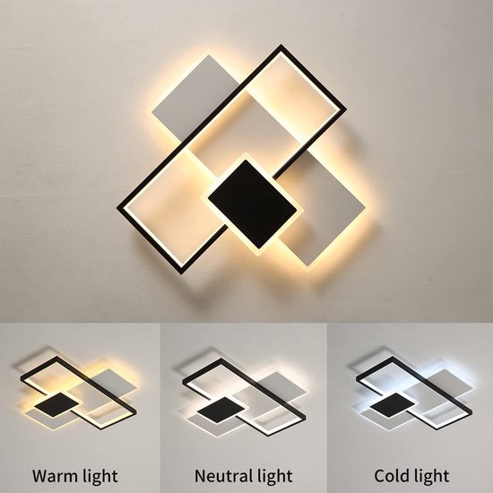 Plafonnier LED, Lampe de plafond à encastrer, Plafonnier LED Moderne pour  Salon Chambre, Diamètre 60cm, Blanc Froid/60W