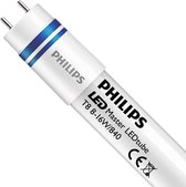Philips LEDtube T8 MASTER (HF) High Output 8W - 840 Koel Wit | 60cm Vervangt 18W.
