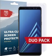 Rosso Samsung Galaxy A8 (2018) Ultra Clear Screen Protector Duo Pack