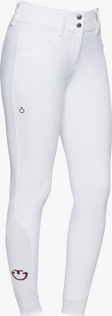 Cavalleria Toscana Dames Rijbroek Hoge Taille Kniegrip L Wit